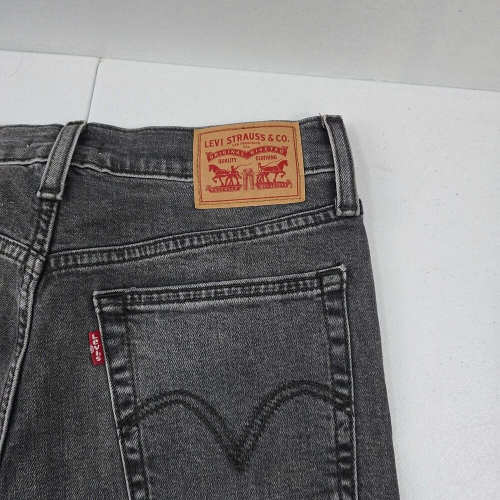 Levi's Wedgie Skinny Jeans Women's 27 Gray‎ High Rise Stretch Denim 4337 - Picture 4 of 14